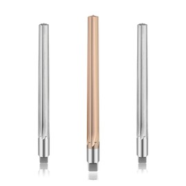 AGJPXFR Taper Reamer 3mm-12mm Integral Alloy Taper CNC Mechanical Workshop Reamer Tungsten Steel Slope Pin Reamer 1:50 Taper Reamer Tool(3mm Uncoated)