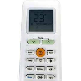 Calvas AWO New Remote Control for Midea Air Conditioner Remote Control for RG70A/BGEF RG70E/BGEF RG70C/BGEF RG70E1