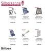 SILBERKANNE Duck Money Box 8 x 8 cm Premium Silver