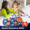 Civaner Floor Puzzles for Kids 70 Piece Round Large Jigsaw