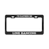 Product Express I'd Rather BE LINE Dancing Black Metal License