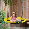 Costzon 40'' Saucer Tree Swing, Round Flying Nest Tree Swing