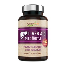 GMPVitas Premium Liver Support with Milk Thistle Supplements