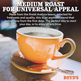 Boyd's Good Morning Coffee - Medium Roast - Single Cup (12 Count)