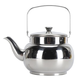 Stainless Steel Teapot with Removable Filter Metal Tea Kettle Coffee Table Serving Pot for Home Hotel Restaurant 2L