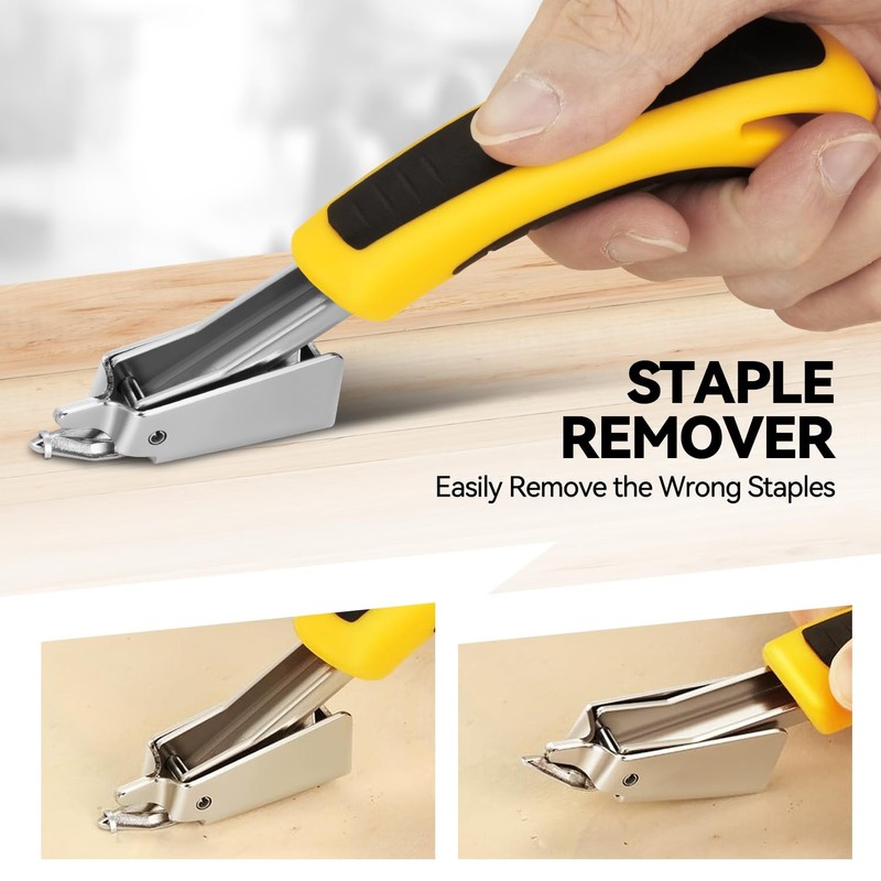 3-in-1 Full Plating Nail Gun Kit: Arrow Wiring Tacker with