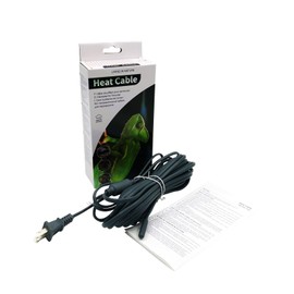 MincoHome Elektrisches Heizkabel Mit Stecker für Terrarium Heizung,Reptilienwärmekabel Schlangen, Echsen, Geckos, Spinnen, Schildkröte, Aquarium Heizkabel (9 m, 80 W)
