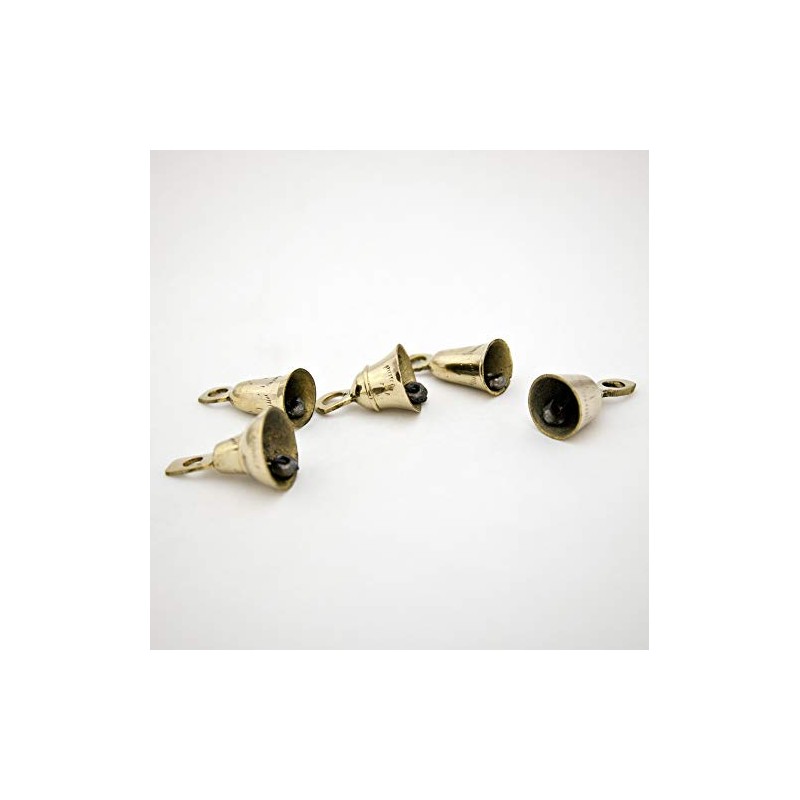 India Arts Two Dozen Assorted 2" Brass Bells