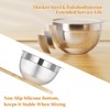Fyrnova Mixing Bowls with Lids Set, 6 Piece Stainless Steel