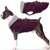 Lelepet Warm Dog Coat Waterproof Dog Jacket for Large Dogs