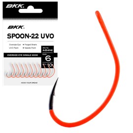 BKK Finesse Fishing Lure UV Coated Single Hook Spoon 22 UVO