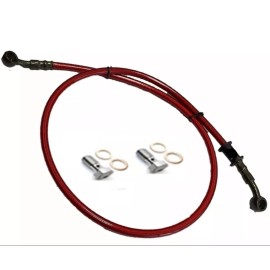 Unbranded 27'' STAINLESS BRAIDED HYDRAULIC BRAKE HOSE LINE SCOOTER ATV DIRT BIKE GO KART