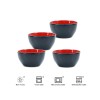 Semtember Promotion Royal Red and Black Tow Tone Color Glaze