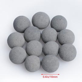 Lystaii 120pcs Shower Head Filter Beads Replacement Anion Mineral Refills Bead Filtration Stone Ball Purifying Water for Filtered Shower Head, Diameter 10 mm 140 Grams