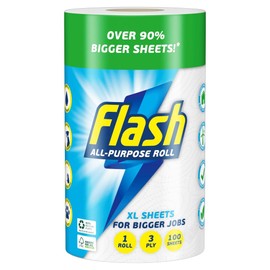 Flash Extra Large Kitchen Towel 1 Roll