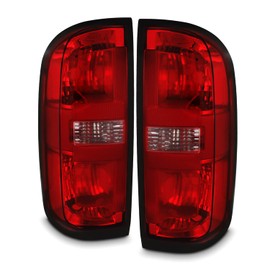 AKKON - Fits 2015-2021 Chevy Colorado [Halogen Type] Red Clear Tail Lights Brake Lamp Pair Driver Left+Passenger Right