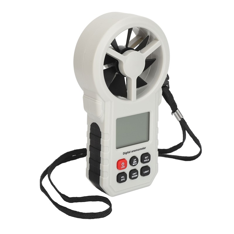 Digital Anemometer High Accuracy Handheld Wind Speed Meter LCD Display
