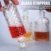 Dasher Tops,Glass Bottle Stoppers, Plastic Funnel for Bitters Bottle (4