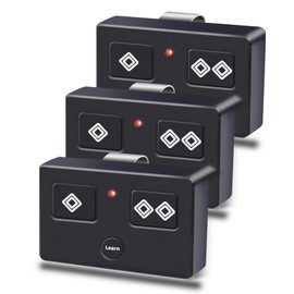 3 Pack AXS1 Remote Transmitter Replacement for Ghost Controls 3-Button Remote Transmitter for Automatic Gate Openers