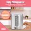 Stackable Daily Pill Organizer - Premium Weekly Medication Reminders with