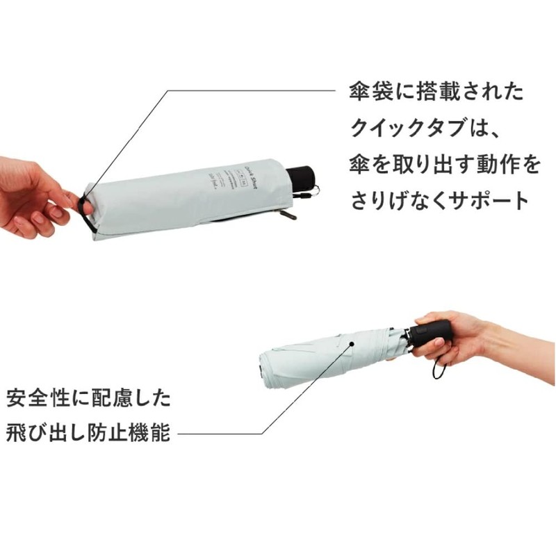 Waterfront U355-0811BG1-BD Folding Umbrella, Rain Umbrella, LESS IS MORE Quick