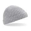 Beechfield B460 Trawler Beanie- Heather Grey - One Size