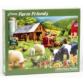Vermont Christmas Company Farm Friends Jigsaw Puzzle 1000 Piece