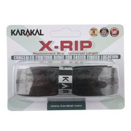 Karakal X-Rip Replacement Grip - Tennis - Badminton - Squash (Black)