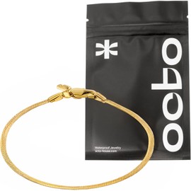 OCTO Bracelet for Men - Mens Chain Bracelet Silver & Stainless Steel Jewelry for Every Occasion - Top Accessories for Men - Waterproof Sweatproof No Tarnish for Everyday