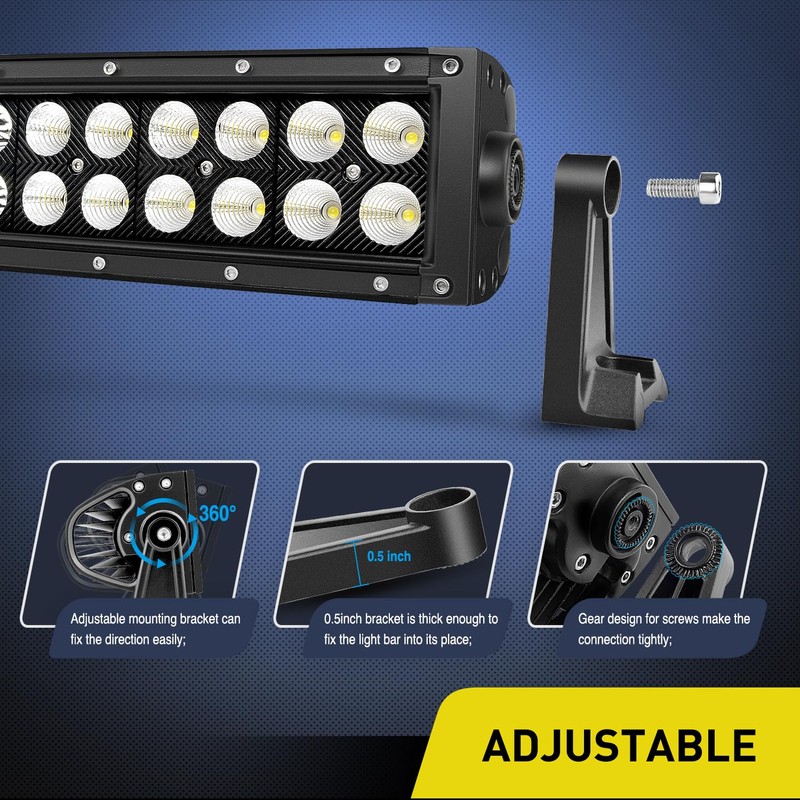 Nilight - 71013C-A 32" 180W Spot Flood Combo High Power