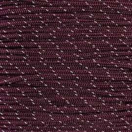 PARACORD PLANET Reflective 95 Paracord – Camping, Hiking, Tent, and Adventure Rope (250 Feet, Maroon)