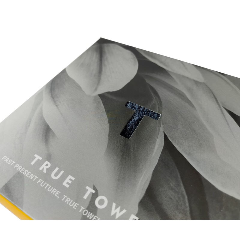 TRUE TOWEL, Towel Handkerchief (Navy)