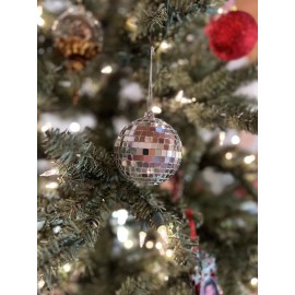Party Disco Ball Ornament Christmas Decor 3” Chrome Retro Vintage Target Exclusive