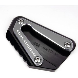 MOWOK For Goldwing GL1800 2002-2017 and 2018-2024 Goldwing GL1800 1800 Motorcycle Side Stand Extension Kickstand foot Pad (Year 2002-2017 (Grey))