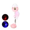 ABS LED Lighting Swing Spring Feather Leak Food Pet Toy