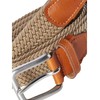 JACK & JONES Men's Jacspring Woven Belt, Beige (Incense Incense),
