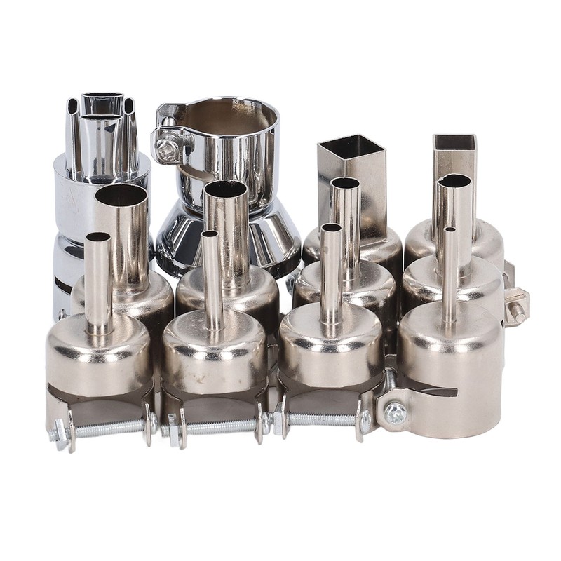 12Pcs Hot Air Gun Nozzle with Locking Screw Heat Gun