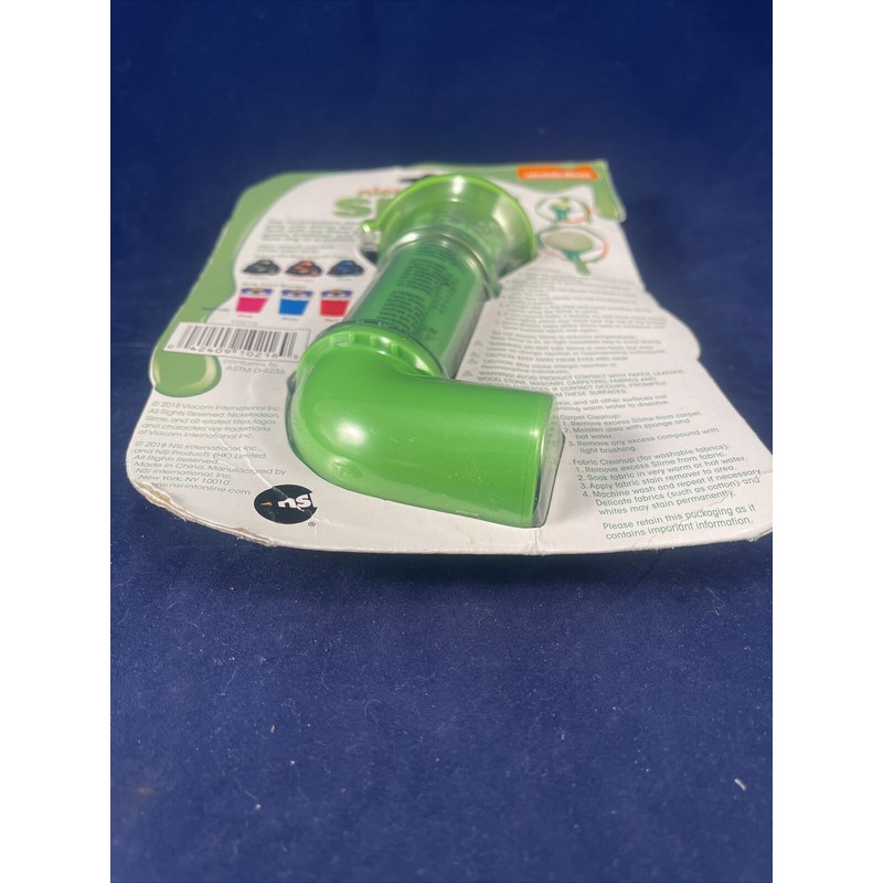 NICKELODEON SLIME BUBBLE BLOWER SEALED NEW IN PACKAGE