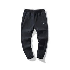 Hiheart Boys Softshell Hiking Pants Waterproof Ski Pants Outdoor Trousers Charcoal Black 12-14