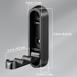 Wbgraceful 4 PCS Folding Wall Hooks, Heavy Duty Fold Down Coat Hooks for Coats, Bags, Towels – Space Saving Valet Hooks for Bathroom, Bedroom, Living Room Organization