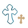 Decorative Cross - Cookie Cutter/Sugar Cookie/Fondant/Clay (1002)