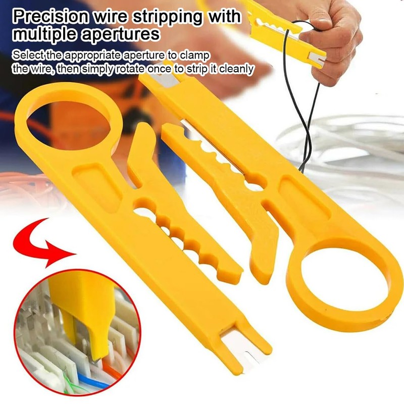 DOKRIN Wire Stripper, 4 Piece Wire Stripper for Safely Stripping