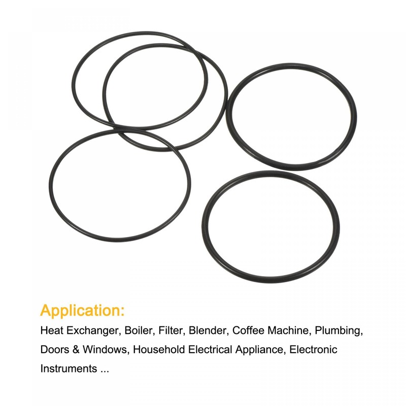 sourcing map Nitrile Rubber O-Rings 60mm OD 54mm 56mm ID