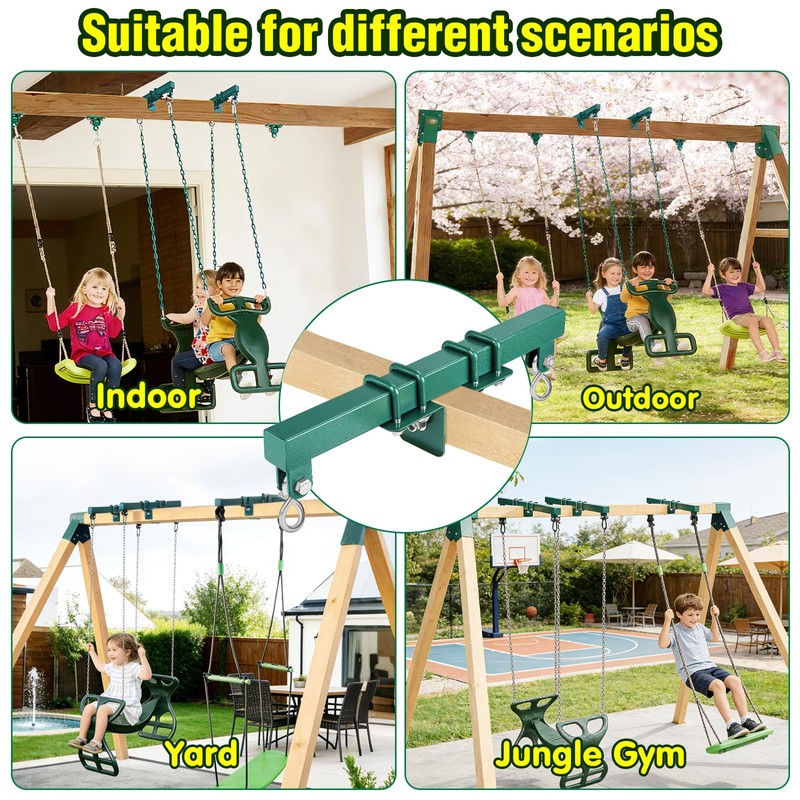 Ultdiyer Heavy Duty Glider Swing Brackets, 400lbs Conversion Kit for