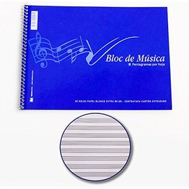 TAURO Block Brand Model Bloc Musica 4º ZORRILLA 20-H 201 8 Pentagram