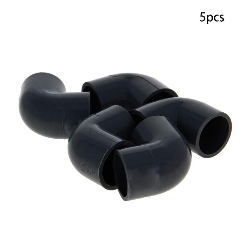 MroMax 20mm PVC Pipe Fitting Elbow, Conduit Fittings, 5pcs Elbow