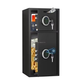 Biometric Fingerprint Lock Safe Box Deposit Cabinet with High Security for Home & Office US Warehouse in StockMaterial: cold rolled steel, door thickness: 2.75MM, Dimension (L x W x H): H650*W350*D350mm