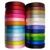 12mm Satin Ribbon - Set of 20 Colours - 25