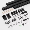 Ccjh 6.6FT Box Rail Hardware Sliding Barn Door Track Aluminium
