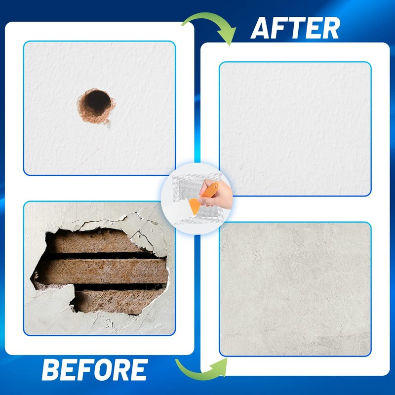 8 Pack 6 * 6 Inch Drywall Repair Patch, Drywall